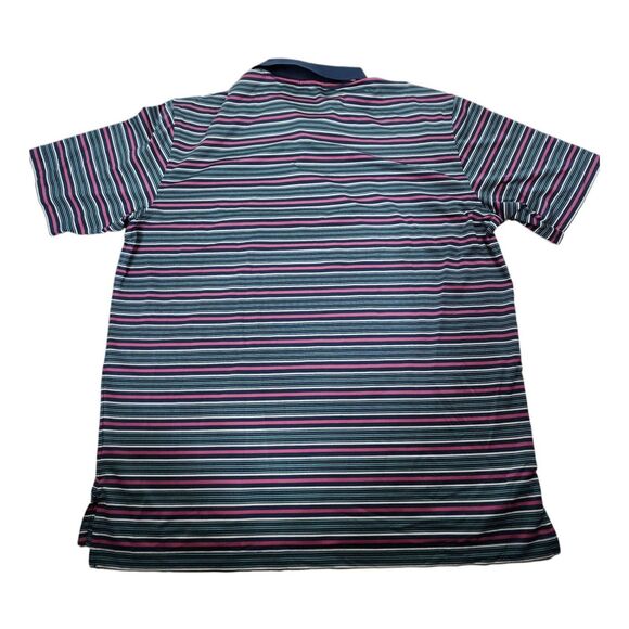 Peter Millar Summer Comfort Mens XL Striped Polo Shirt - Picture 4 of 4